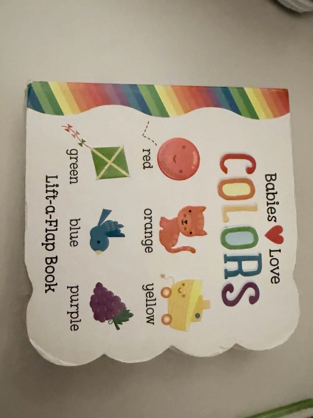 COLORS Lift-a-Flap Book - White